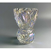 Декоративная ваза для цветов 20см Vase Lenardi перламутр