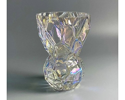 Декоративная ваза для цветов 20см Vase Lenardi перламутр
