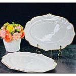 Набор из 2 овальных блюд 30 см Magnolia Gold Lenardi