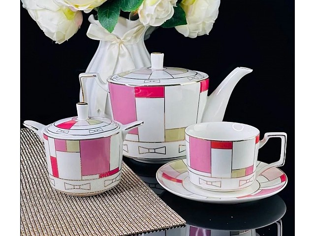 Чайный сервиз Cube Lenardi на 6 персон 14 предметов