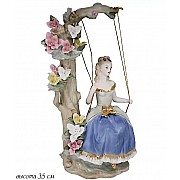 Статуэтка Lenardi Девушка на качели 35 см