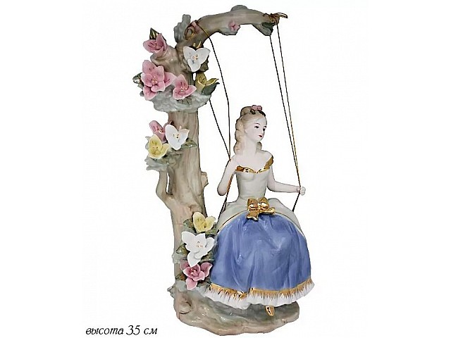 Статуэтка Lenardi Девушка на качели 35 см