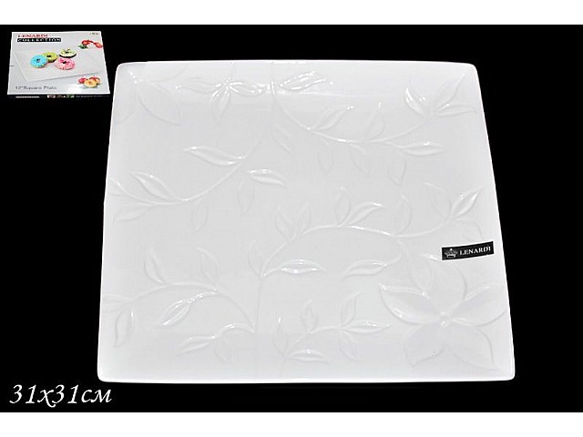 Квадратное блюдо 31 см Лотос