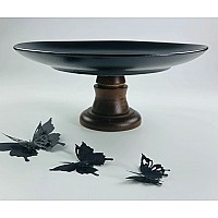 Тортовница 27 см на ножке Blackwood Lenardi