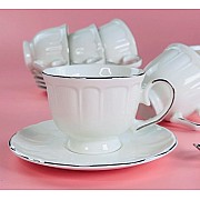 Чайный набор на 6 персон 12 предметов Neo Classic Lenardi 250 мл Neo Classic Lenardi