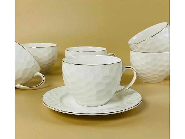 Чайный набор на 6 персон 12 предметов 290 мл Neo Classic Lenardi