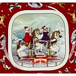 Набор из 6 тарелок 27 см Новогодний Lenardi