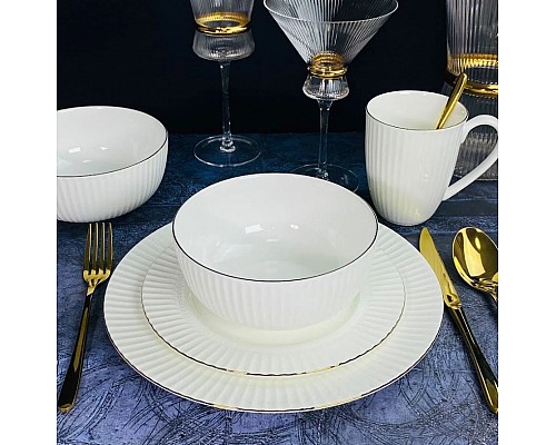 Обеденный сервиз на 6 персон 24 предмета Колизей Lenardi Обеденный сервиз на 6 персон 24 предмета Колизей Lenardi