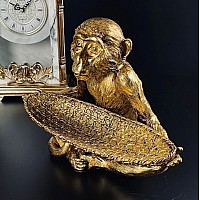 Статуэтка Lenardi "Обезьяна с блюдом" 31 см