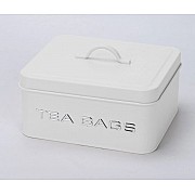 Подставка для чайных пакетиков 18*15,5*8см белый Metal Lenardi