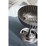 Креманка на ножке рифленая Steel Lenardi Креманка на ножке рифленая Steel Lenardi