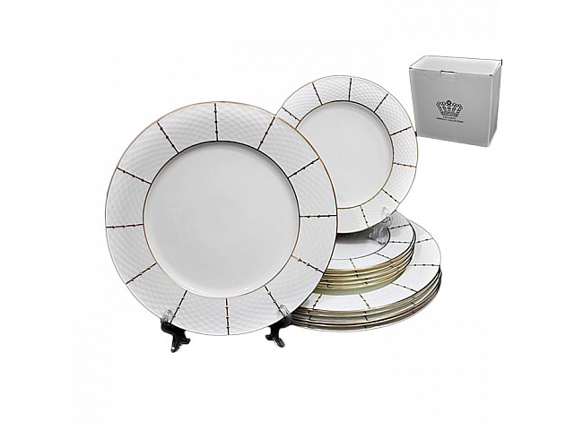 Набор из 12 тарелок Lenardi Президентский 20 см 27 см