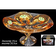 Фруктовница на ножке 35см Lenardi Golden