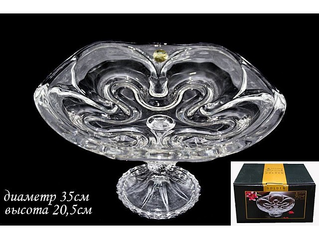 Фруктовница на ножке Lenardi 35см