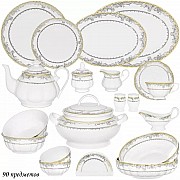 Столово-чайный сервиз Исидора Lenardi на 12 персон 90 предметов