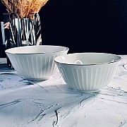 Набор из 6 салатников 18 см Marzipan grey Lenardi