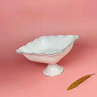 Квадратная фруктовница 30 см на ножке Агата Lenardi