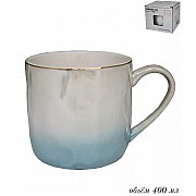 Кружка Lenardi Перламутр голубой 400 мл