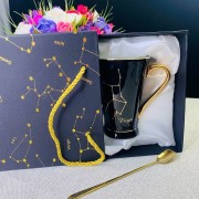 Кружка Зодиак Дева Lenardi 390 мл с ложкой