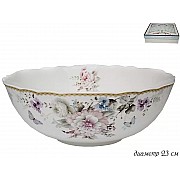 Салатник 23 см Lenardi Хризантемы