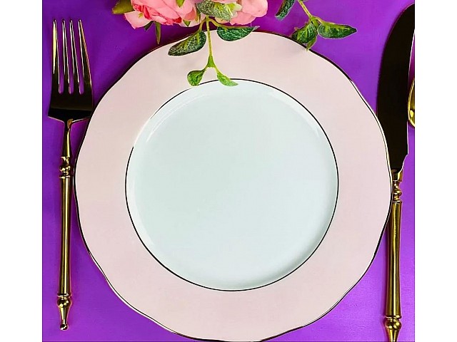 Набор 6 тарелок 21 см Pink Lenardi