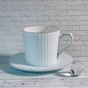 Чайный набор на 6 персон 12 предметов Шарм Lenardi голубой