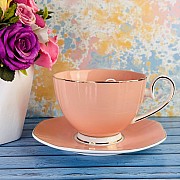 Чайный набор на 6 персон 12 предметов 250 мл Viola Lenardi оранжевый