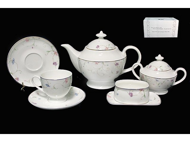 Чайный сервиз Lenardi Английский сад на 6 персон 18 предметов