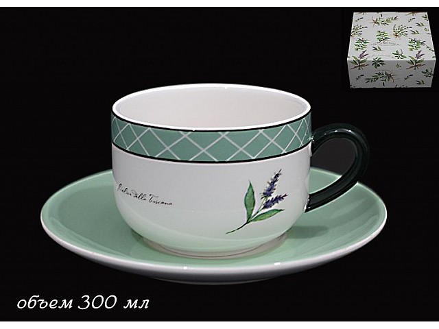 Чашка с блюдцем Lenardi Рим