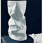 Ваза 38 см Эфиопия Lenardi белая