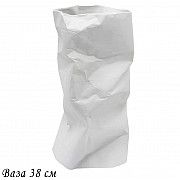 Ваза 38 см Эфиопия Lenardi белая