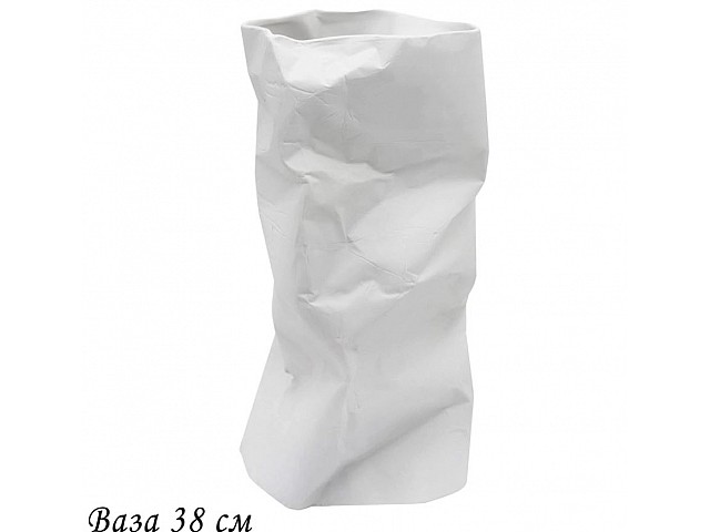 Ваза 38 см Эфиопия Lenardi белая