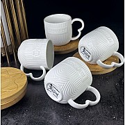 Кофейный набор на 6 персон 12 предметов 125 мл Bamboo Lenardi