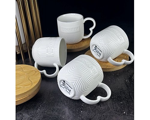 Кофейный набор на 6 персон 12 предметов 125 мл Bamboo Lenardi