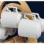 Кофейный набор на подставке Bamboo Lenardi на 6 персон 12 предметов 130 мл