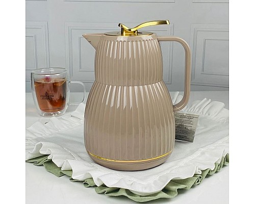 Термос 1000 мл Therm Lenardi серый золото