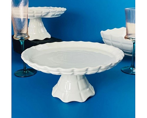 Блюдо 25х11,5 см на ножке Корнелия Lenardi