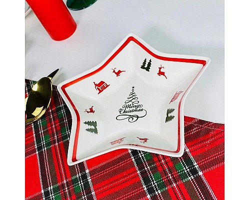 Блюдо 20 см Новогодний Lenardi