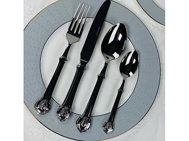 Набор столовых приборов Mukha Lenardi на 6 персон 24 предмета серебро