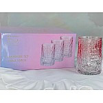 Набор из 6 стаканов 250 мл Glass Color Lenardi красный