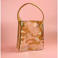 Декоративная ваза для цветов 17 см Fiore Lenardi янтарная