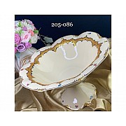 Фруктовница Lenardi Оливия 32 см на ножке