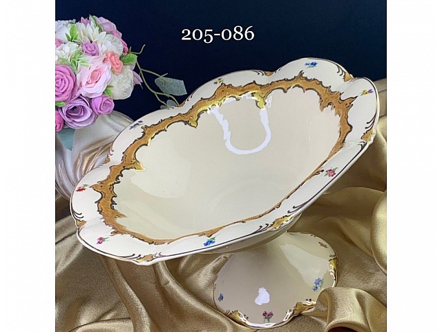 Фруктовница Lenardi Оливия 32 см на ножке