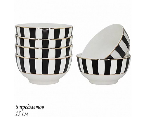 Набор 6 салатников 15 см Жаклин Lenardi