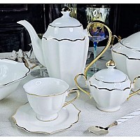 Чайный сервиз Magnolia Gold Lenardi на 6 персон 14 предметов