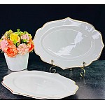 Набор из 2 овальных блюд 36 см Magnolia Gold Lenardi