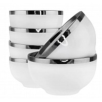 Набор из 6 салатников 11 см Multicolor Lenardi