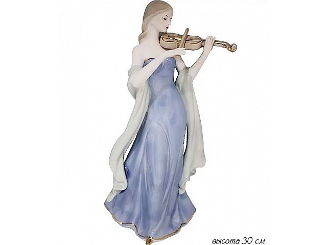 Статуэтка Lenardi Девушка со скрипкой 30 см
