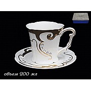 Чашка с блюдцем Lenardi Восточный узор 200 мл