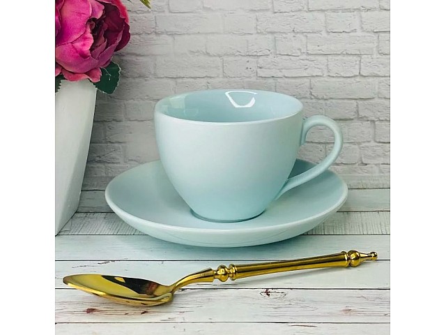 Кофейный набор на 6 персон 12 предметов Lesto Lenardi голубой